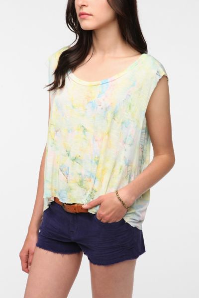 Daydreamer LA Tie Dye Drop Arm Muscle Tee