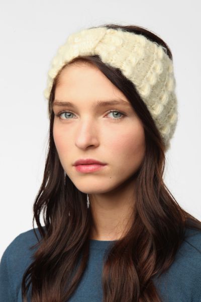 Fuzzy Bow Ear Warmer   Urban Outfitters