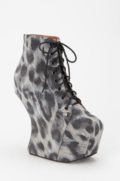 Jeffrey Campbell Night Lita Brush Print Boot