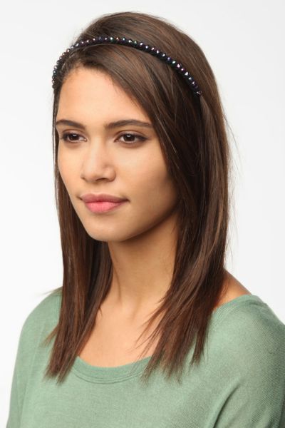 Wrapped Rhinestone Headband   Urban Outfitters