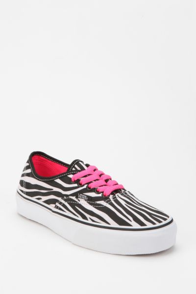 Vans Authentic Zebra Print Canvas Sneaker - Urban Outfitters