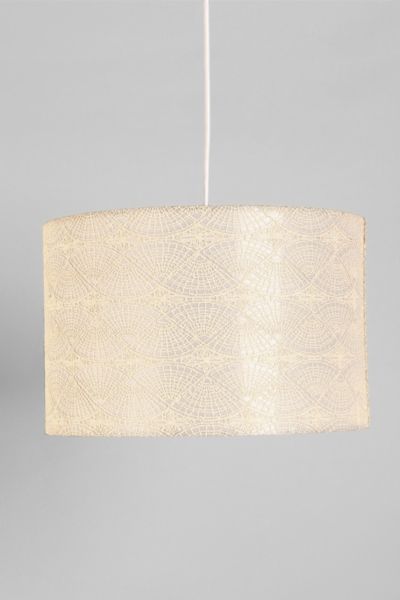 Embroidered Pendant Shade   Urban Outfitters