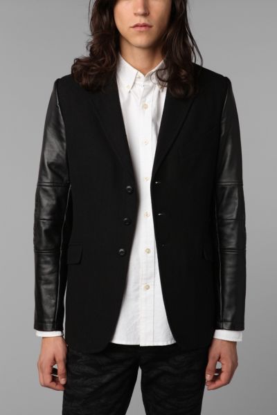 Kill City Wool & Leather Moto Blazer