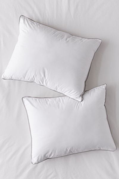 Urban Outfitters Allergy Shield Firm Pillow Set In White