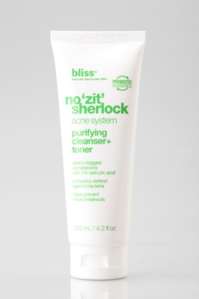 Bliss No Zit Sherlock Purifying Cleanser + Toner   Urban Outfitters