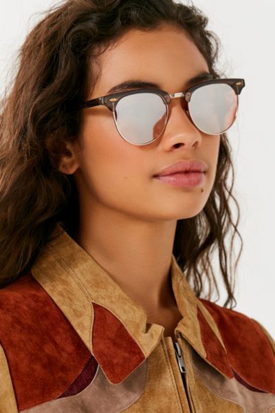Skylar Half-Frame Sunglasses - Urban Outfitters