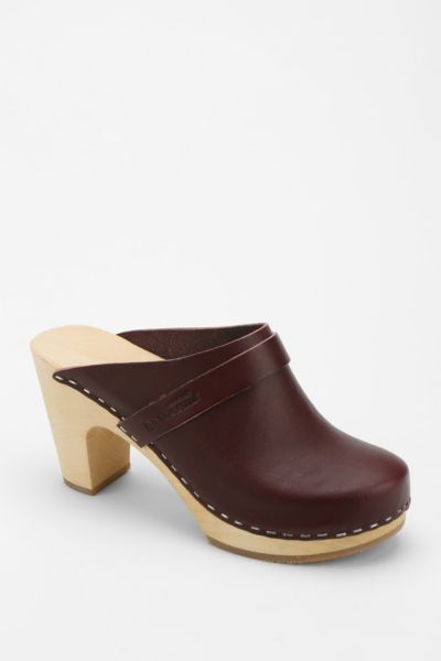 Swedish Hasbeens Heeled Clog - Urban Outfitters