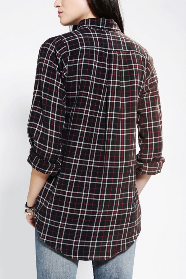 Slide View: 3: Urban Renewal 50/50 Boyfriend Flannel Shirt