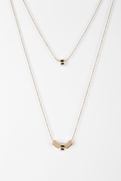 Geo Double-Layer Necklace