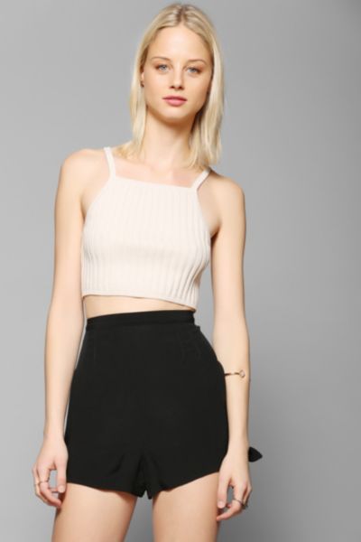 BDG Rib-Knit Sweater Cropped Tank Top - Urban Outfitters