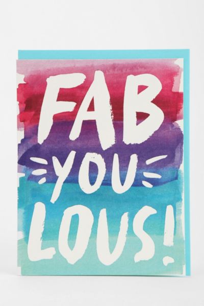 Fab You Lous Card