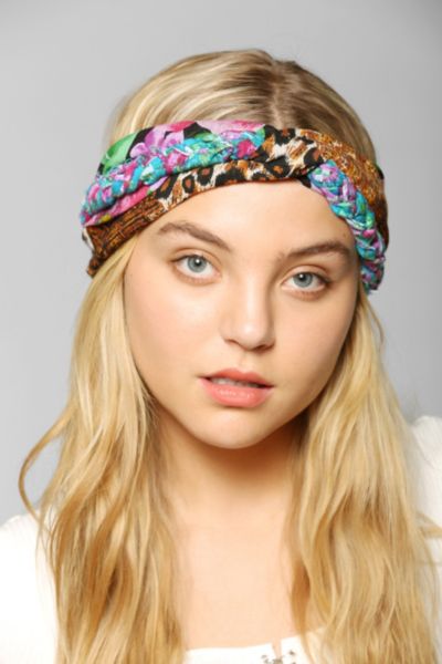 Urban Renewal Three-Piece Gauze Headband - Urban Outfitters