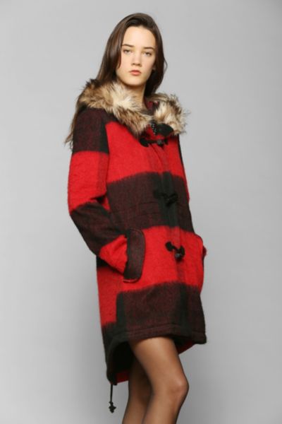 BB Dakota Iris Plaid Coat