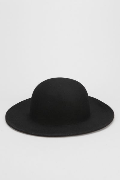 Felt Wide-Brim Bowler Hat - Urban Outfitters