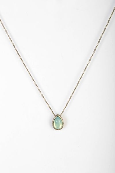 Delicate Teardrop Stone Necklace - Urban Outfitters