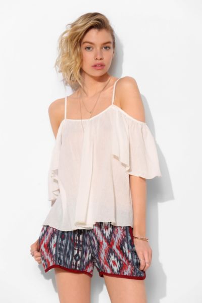 Staring At Stars Gauze Off-The-Shoulder Blouse