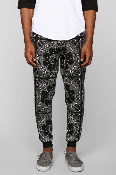 Elwood Bandana Tapered Jogger Pant - Urban Outfitters