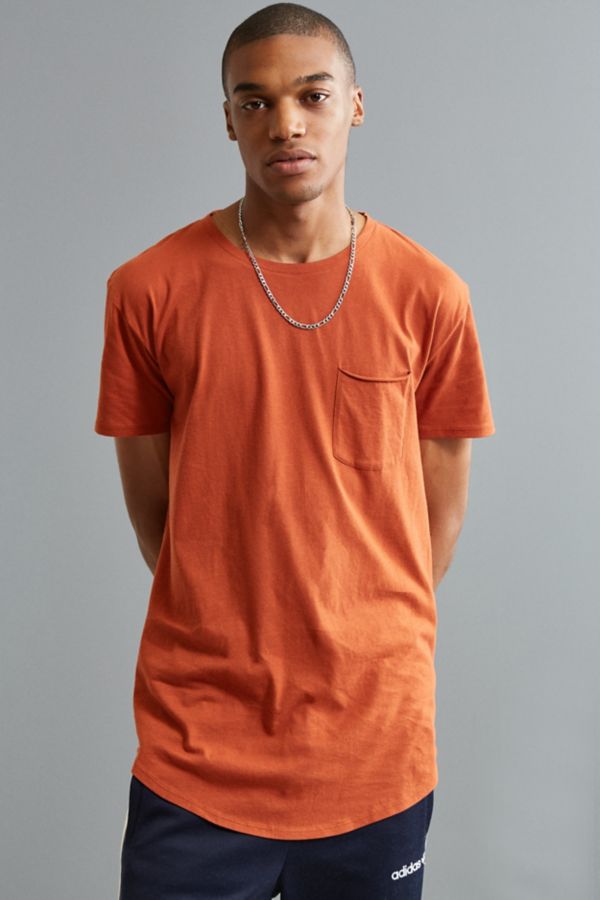 Curved Hem Solid Tee | Urban Outfitters