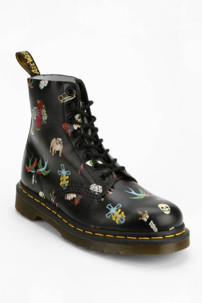 Dr. Martens Tattoo 8-Eye Boot - Urban Outfitters