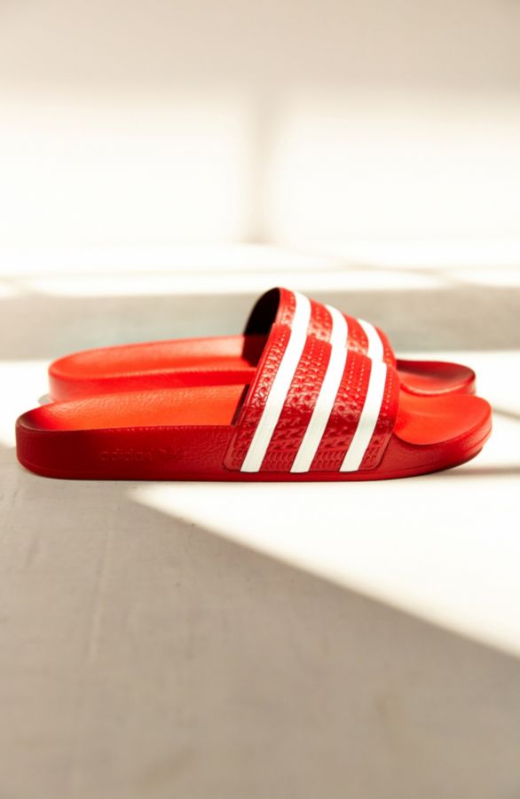 adidas Originals Adilette Scarlet Slide | Urban Outfitters