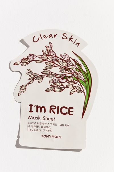Tonymoly I'm Real Sheet Mask In Rice At Urban Outfitters In Rice
