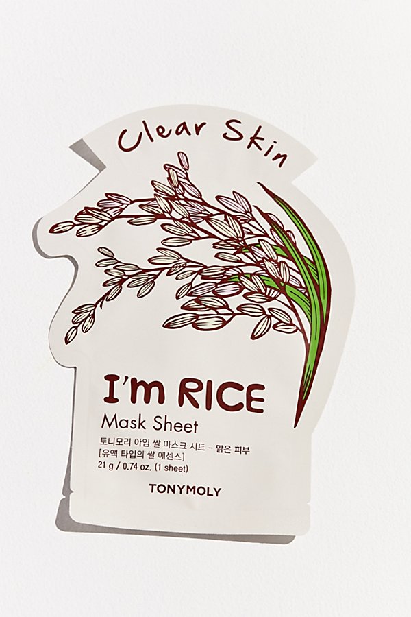 TONYMOLY I'M REAL SHEET MASK IN RICE AT URBAN OUTFITTERS,32482259