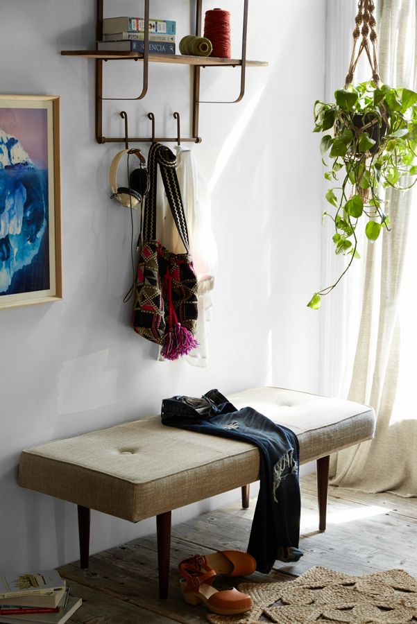 Henderson Upholstered Bench Urban Outfitters