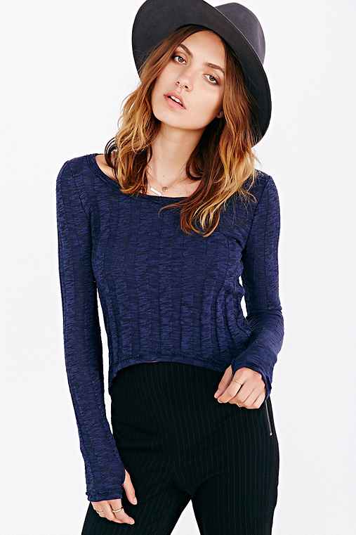 Silence + Noise Buffy Cropped Top - Urban Outfitters