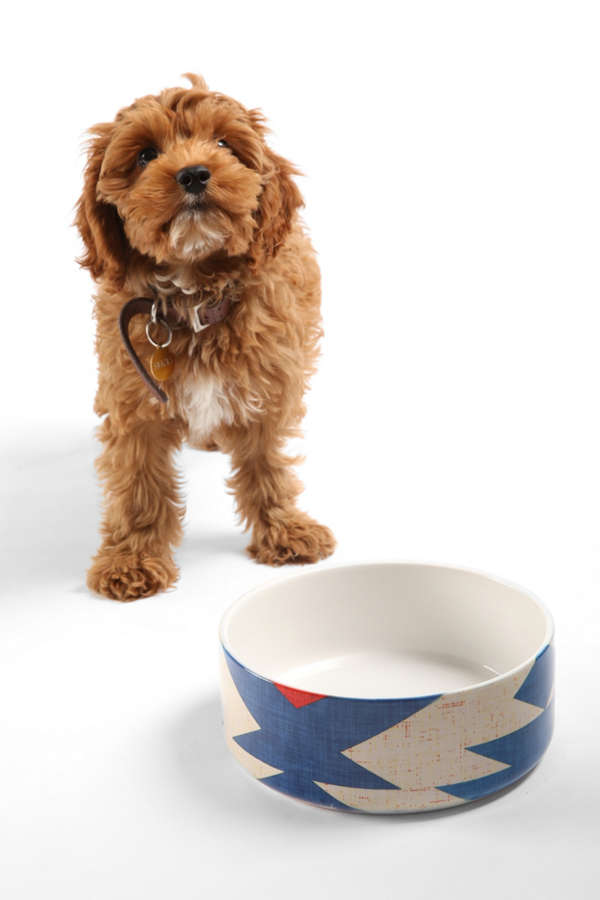 Slide View: 1: Holli Zollinger For Deny Diamond Kilim Pet Bowl Set
