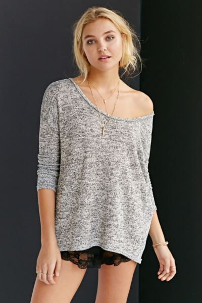 Mouchette Scooped-Out Dolman Top - Urban Outfitters
