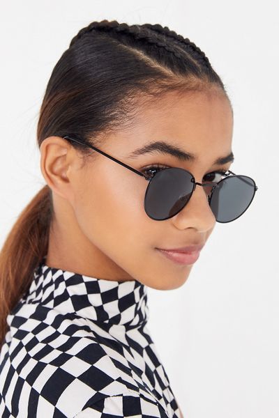 Dyllon Metal Round Sunglasses