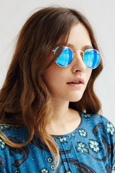 Round Metal Sunglasses - Urban Outfitters