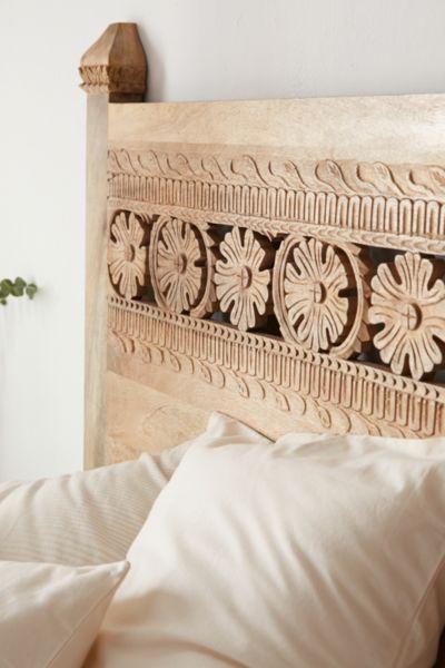 Pranati Carved Headboard Urban Outfitters   34768358 022 F