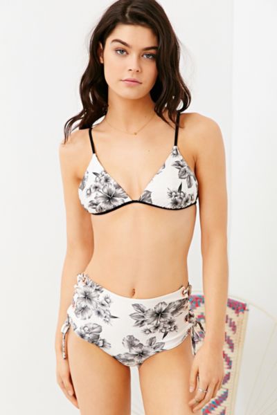 Amuse Society Stella Aloha Reversible Bikini Top