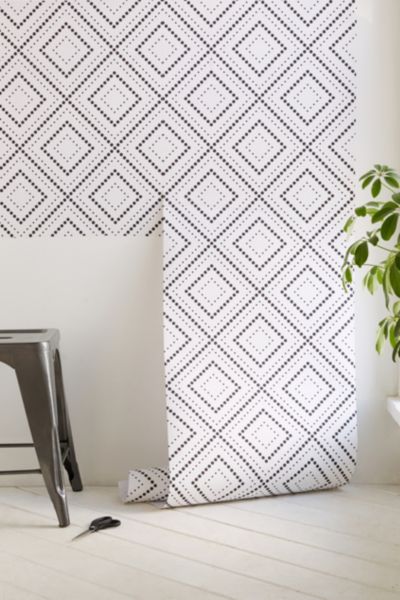 Walls Need Love Diamond Pixels Removable Wallpaper