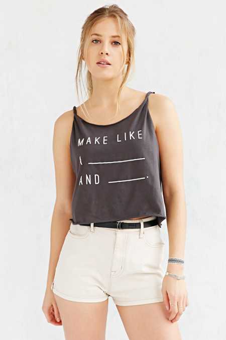 Project Social T Twisted Strap Tank Top