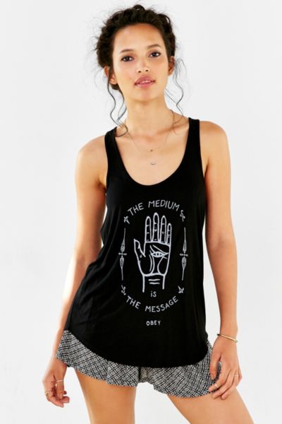 OBEY Medium Message Tank Top