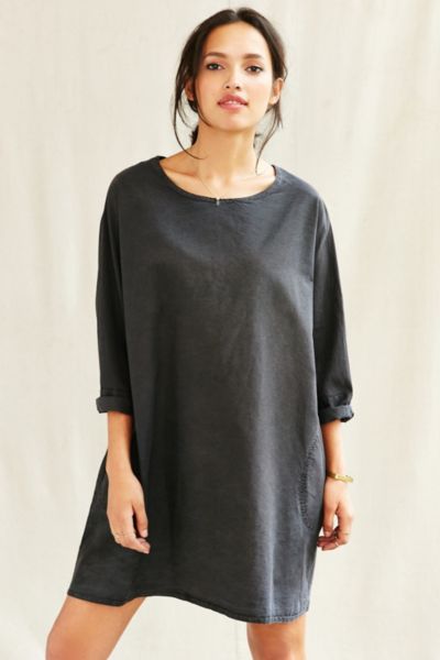 Urban Renewal Remade Overdyed Oxford Sack Dress