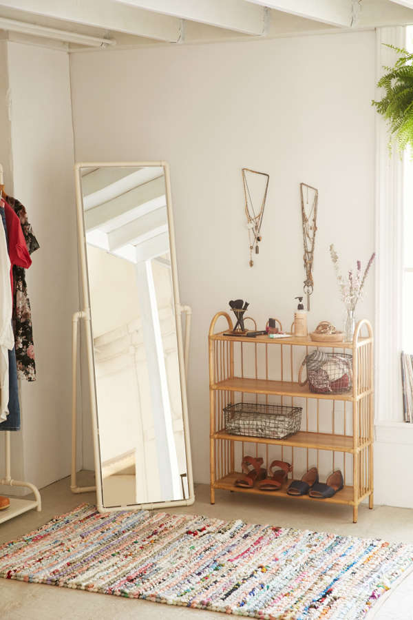 Slide View: 1: Pipe Standing Mirror