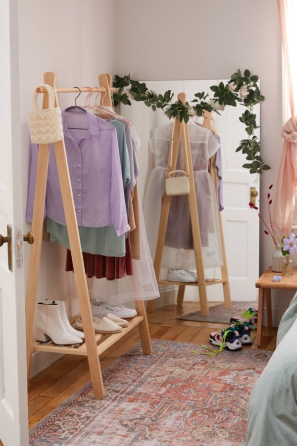 wooden clothes rack stockholm by za za homes