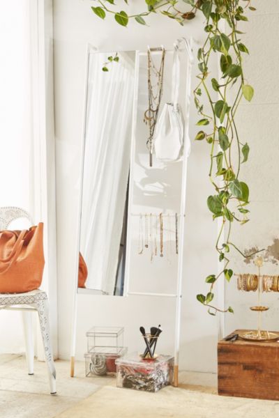 Urban Outfitters Leni Leaning Mirror In White