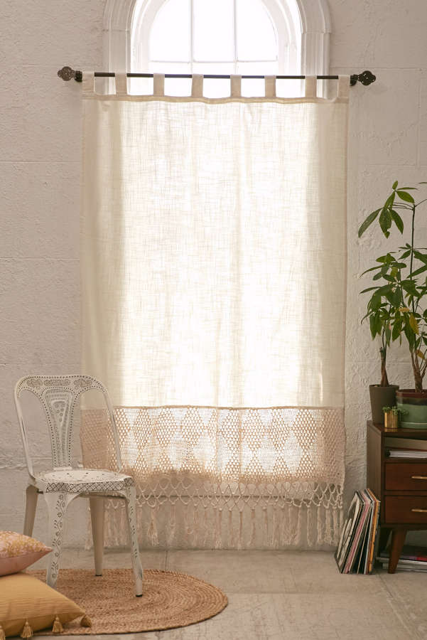Slide View: 1: Delilah Crochet Curtain