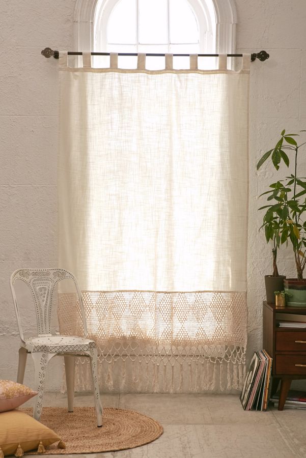 Delilah Crochet Curtain Urban Outfitters