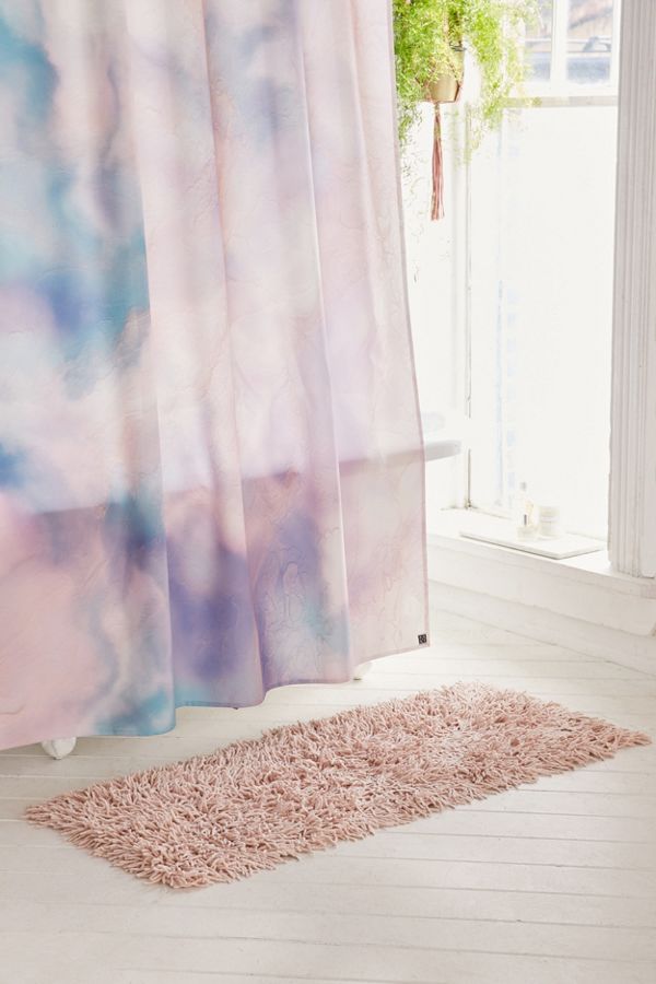 Slide View: 5: High Pile Shag Bath Mat