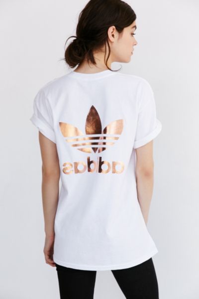 adidas rose gold shirt