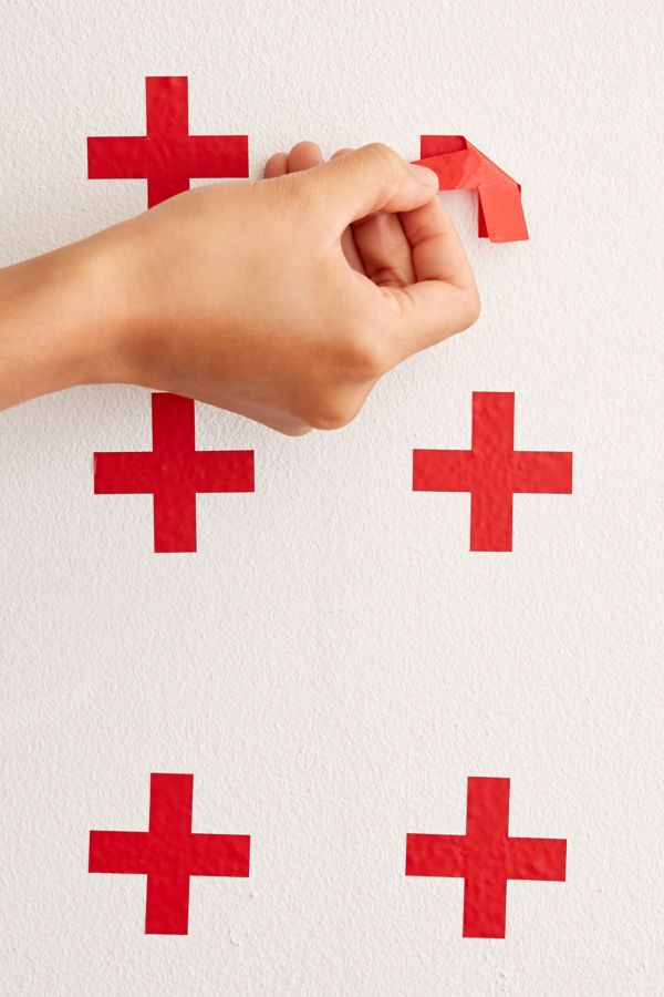 Plus Signs Wall Decal Set Urban Outfitters