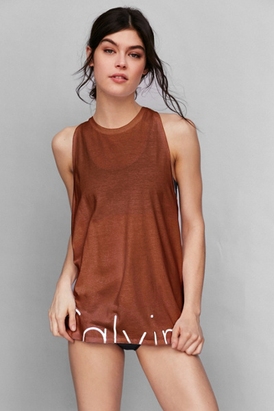 Calvin Klein For UO Modern Racerback Tank Top