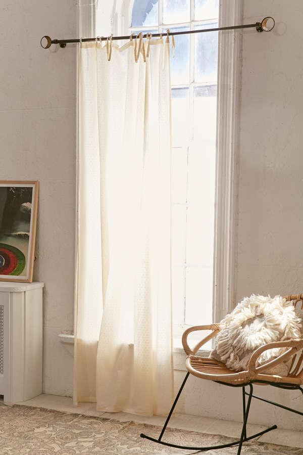 Slide View: 1: Swiss Dot Curtain