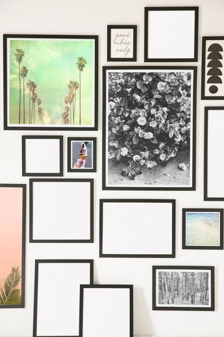 Slide View: 1: Black Matte Art Print Frame