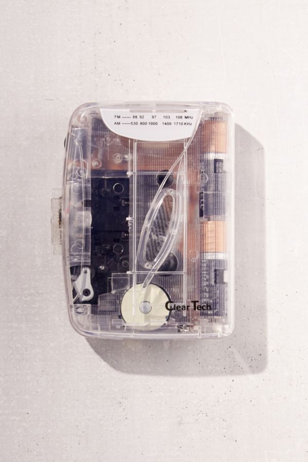 Clear Cassette Player Urban Outfitters